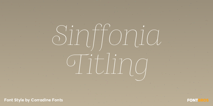 Sinffonia Titling Poster