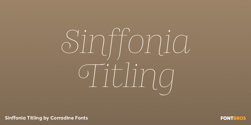 Sinffonia Titling Poster