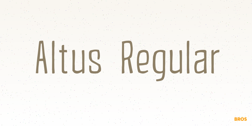 Altus Regular Poster