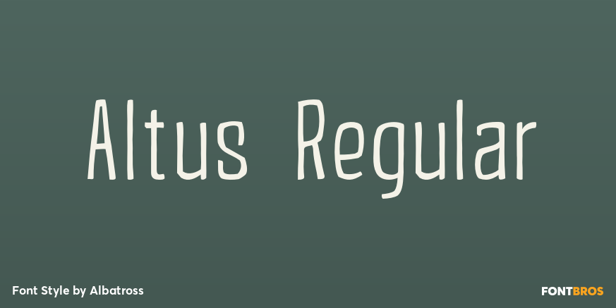 Altus Regular Poster