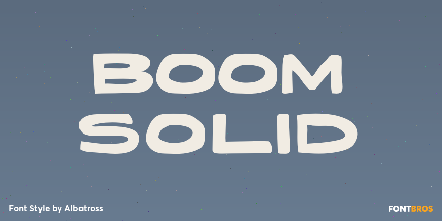 BOOM Solid Poster