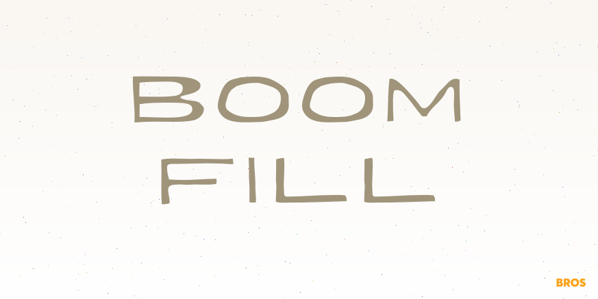 BOOM Fill Poster