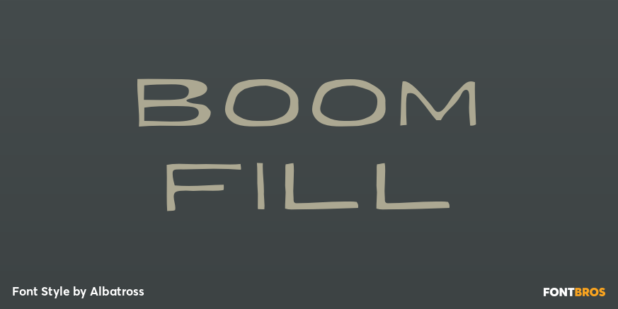 BOOM Fill Poster