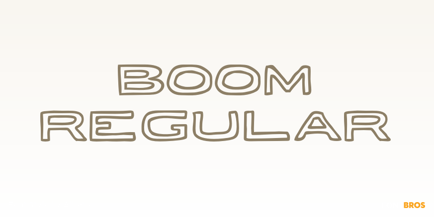 BOOM Regular Poster