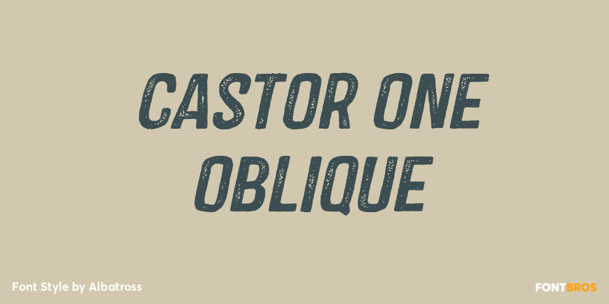 Castor One Oblique Poster