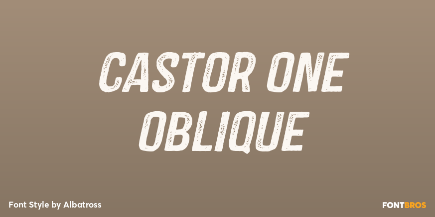 Castor One Oblique Poster