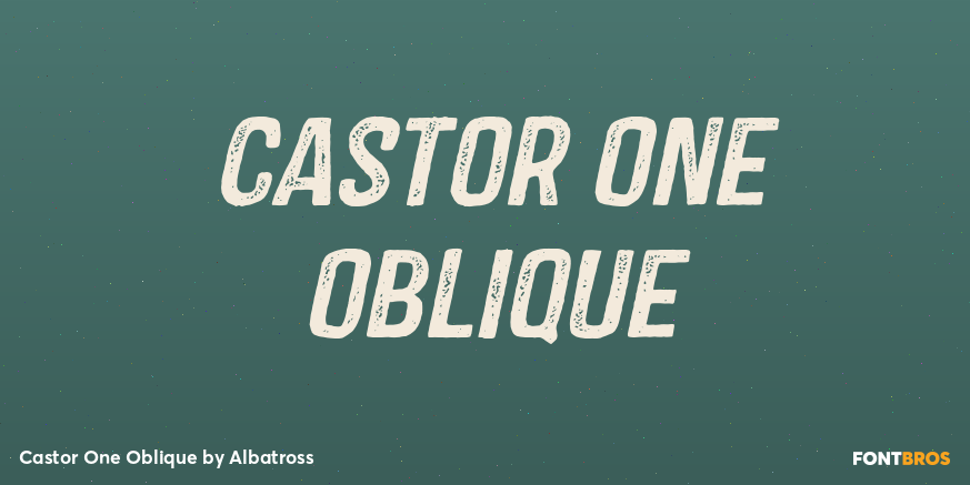 Castor One Oblique Poster
