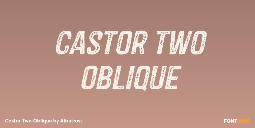 Castor Two Oblique Poster