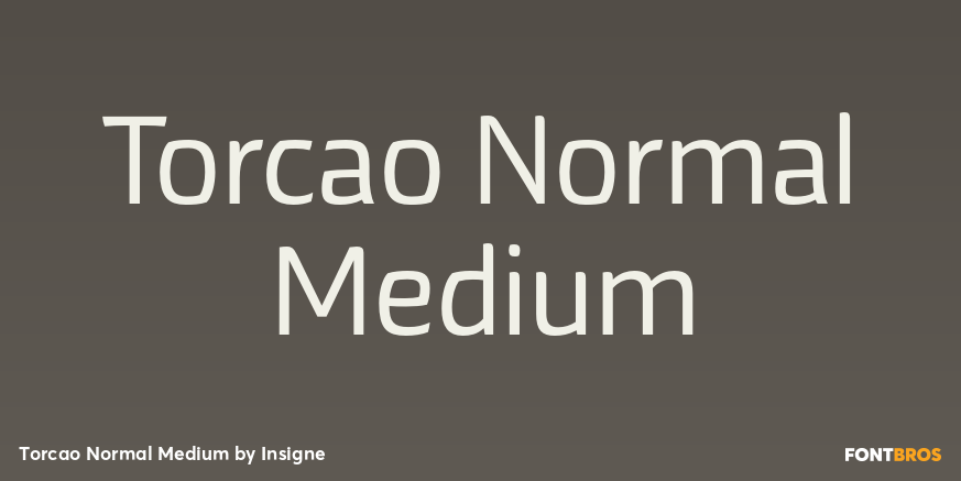 Torcao Normal Medium Font Poster #1
