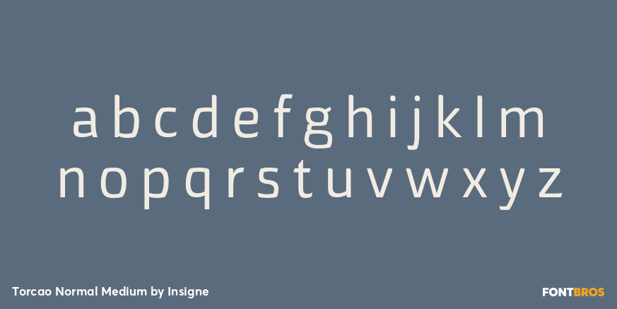 Torcao Normal Medium Font Poster #3