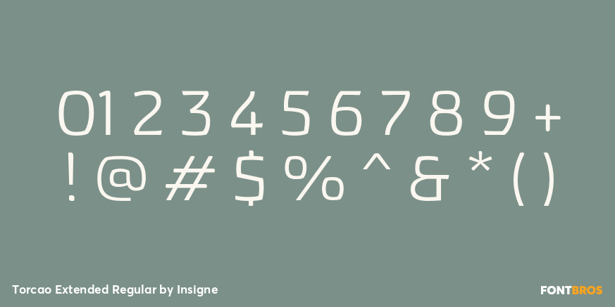 Torcao Extended Regular Font Poster #4