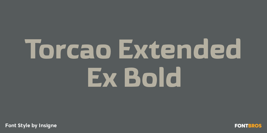 Torcao Extended Ex Bold Font Poster #1