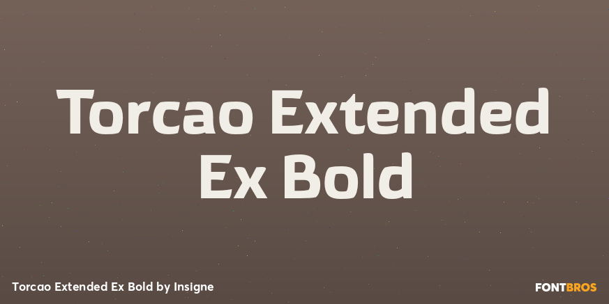 Torcao Extended Ex Bold Font Poster #1