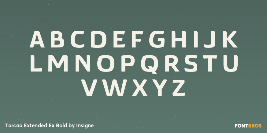 Torcao Extended Ex Bold Font Poster #2