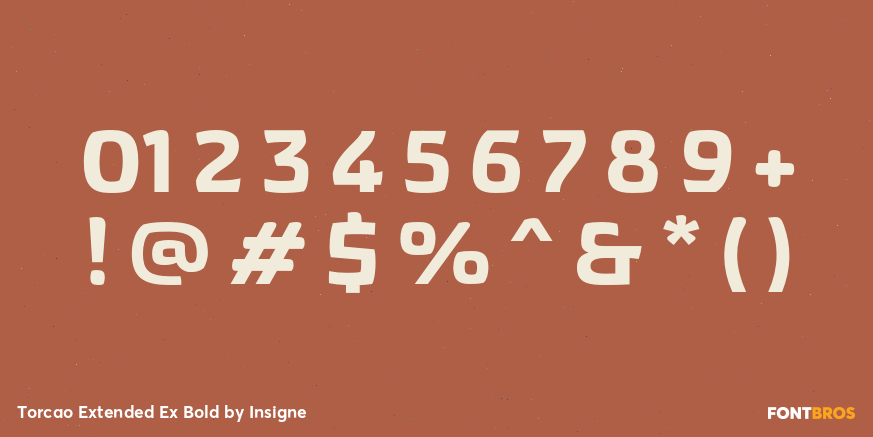 Torcao Extended Ex Bold Font Poster #4