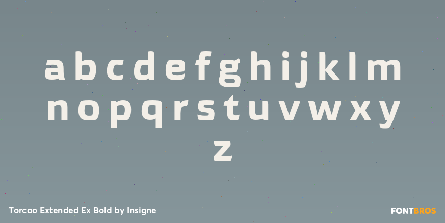 Torcao Extended Ex Bold Font Poster #1