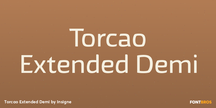 Torcao Extended Demi Font Poster #1