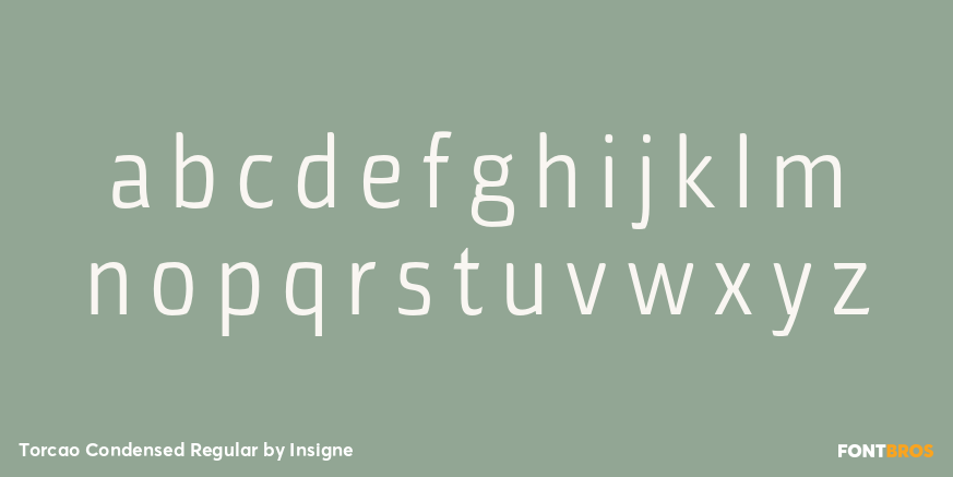 Torcao Condensed Regular Font Poster #3