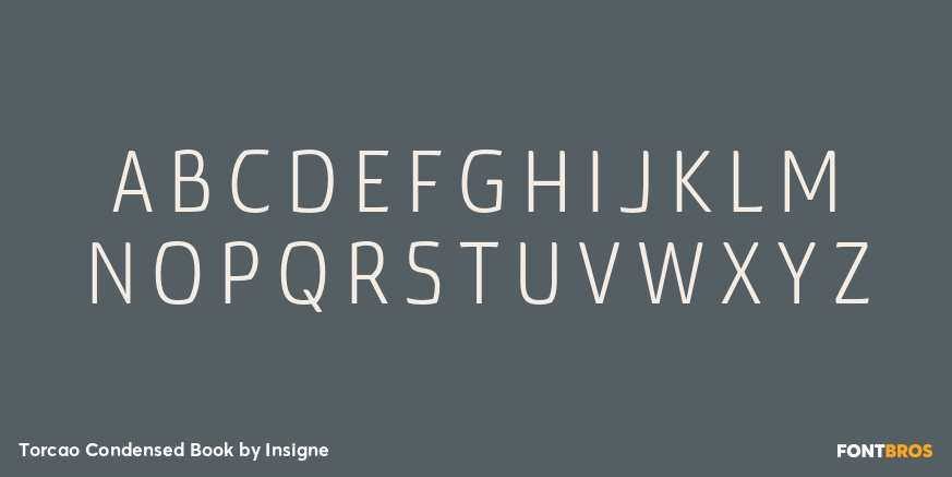 Torcao Condensed Book Font Poster #2