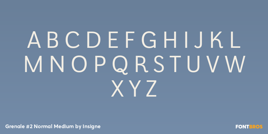 Grenale #2 Normal Medium Font Poster #2