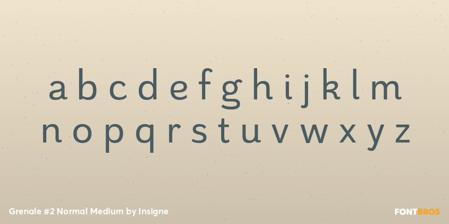 Grenale #2 Normal Medium Font Poster #3