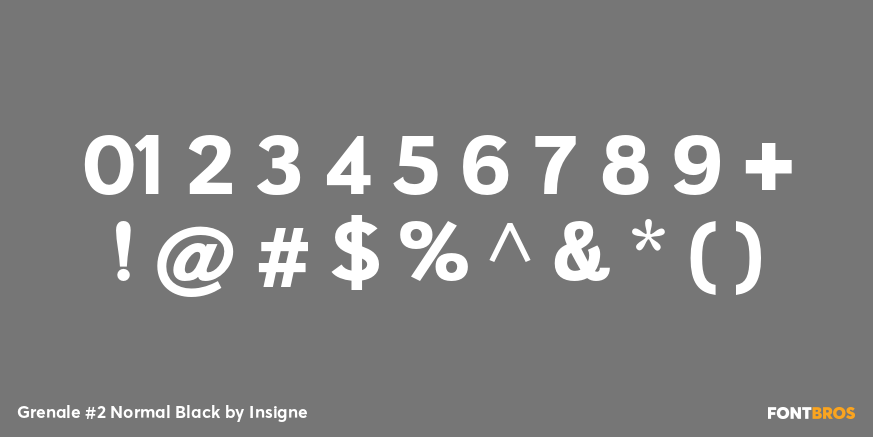 Grenale #2 Normal Black Font Poster #4