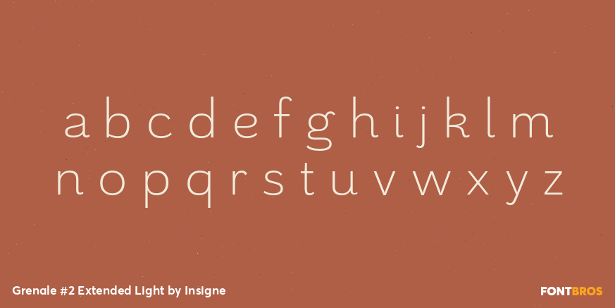 Grenale #2 Extended Light Font Poster #3