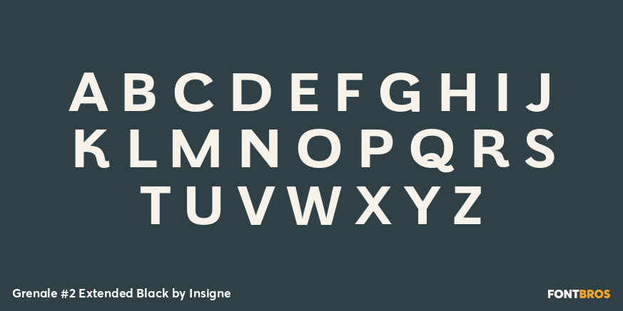 Grenale #2 Extended Black Font Poster #1