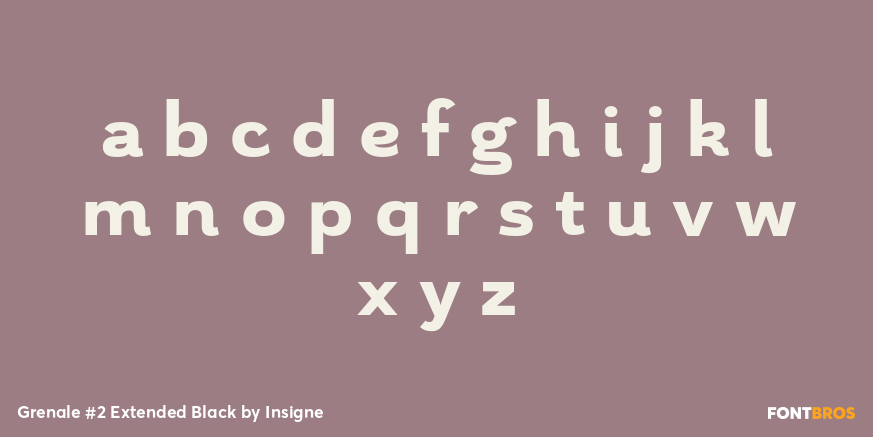 Grenale #2 Extended Black Font Poster #1