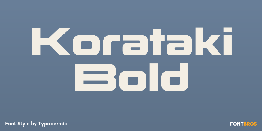 Korataki Bold Poster