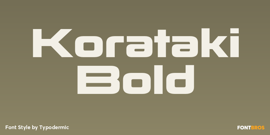 Korataki Bold Poster