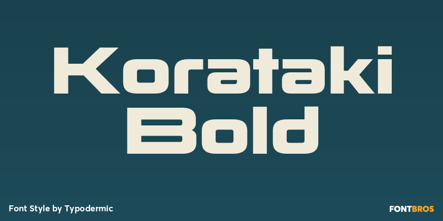 Korataki Bold Poster