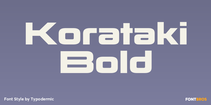 Korataki Bold Poster