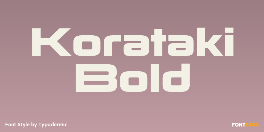 Korataki Bold Poster