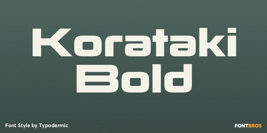 Korataki Bold Poster