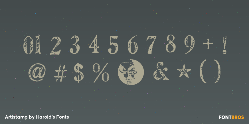 Artistamp Font Poster #1