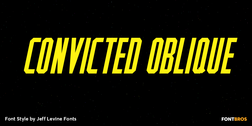 Convicted Oblique Poster