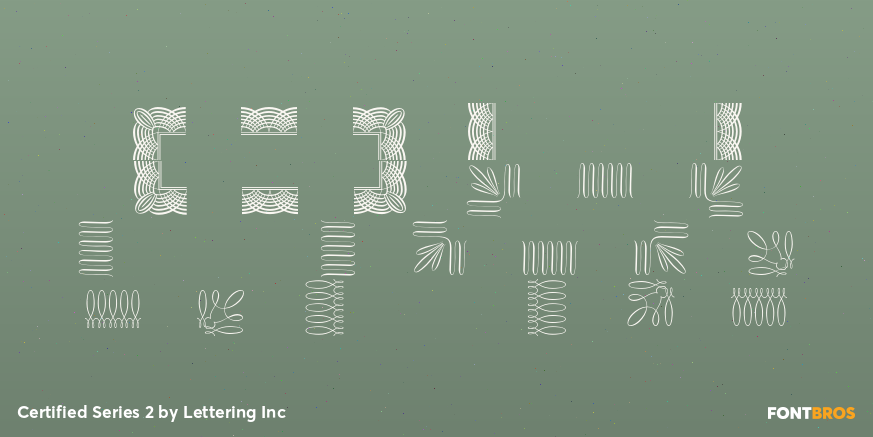 Certified Series 2 Font Poster #1