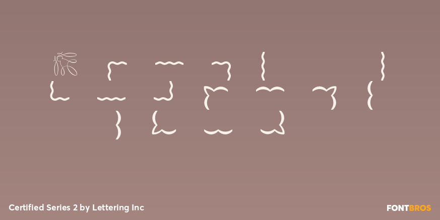 Certified Series 2 Font Poster #1