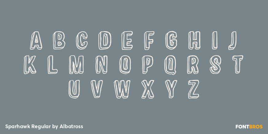 Sparhawk Regular Font Poster #2