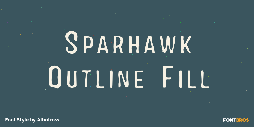 Sparhawk Outline Fill Poster