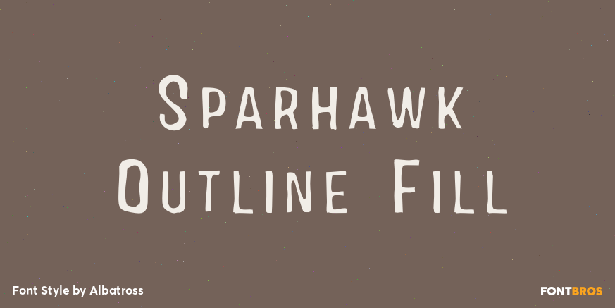 Sparhawk Outline Fill Poster