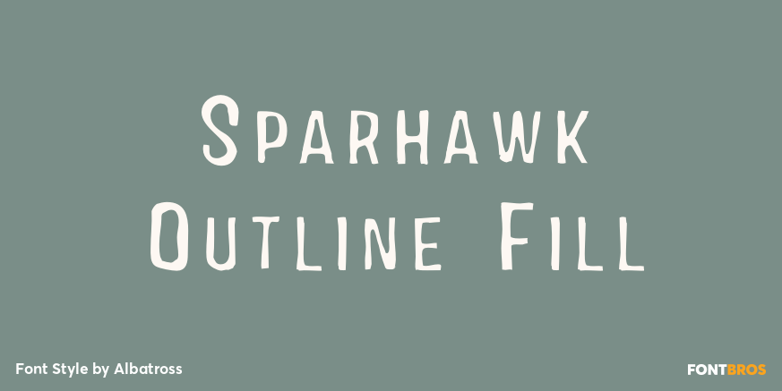 Sparhawk Outline Fill Poster