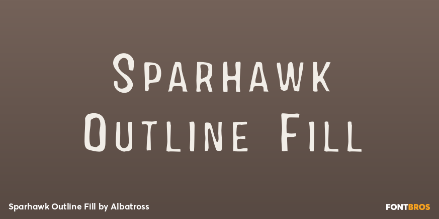 Sparhawk Outline Fill Poster