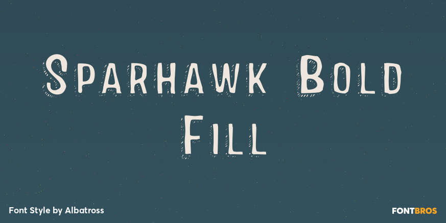 Sparhawk Bold Fill Poster