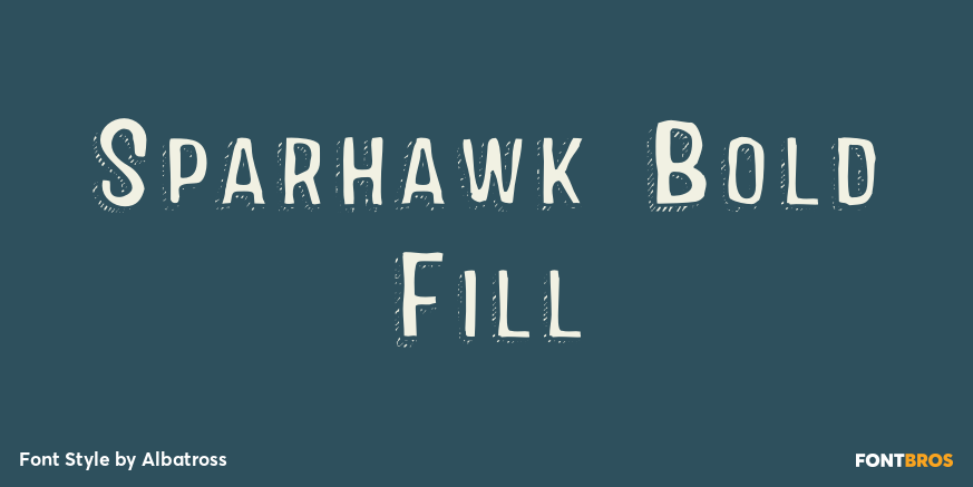 Sparhawk Bold Fill Poster