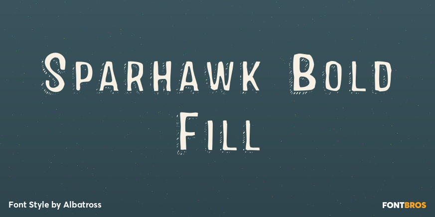 Sparhawk Bold Fill Poster