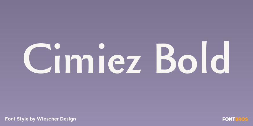 Cimiez Bold Poster