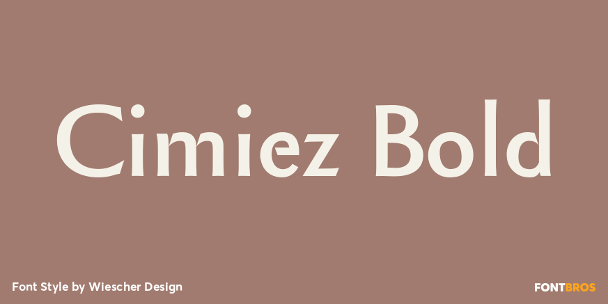 Cimiez Bold Poster