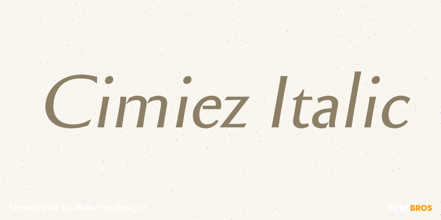 Cimiez Italic Poster